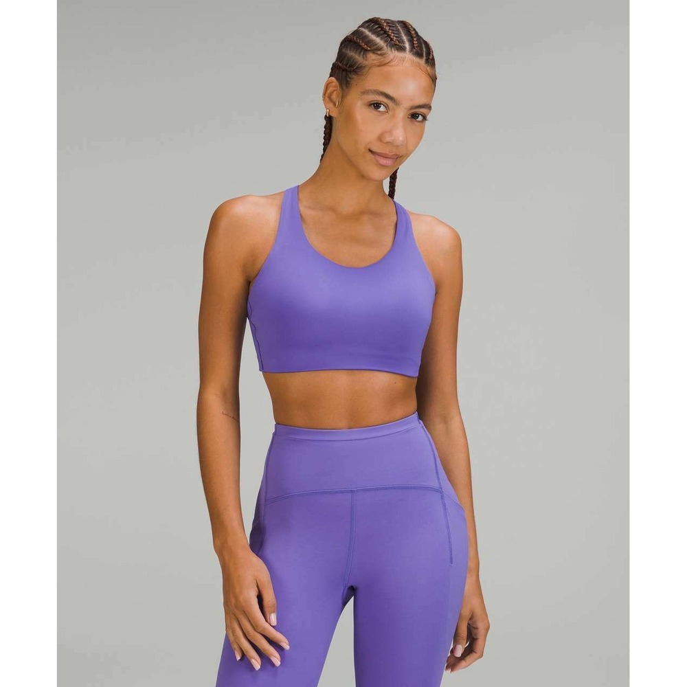 Lululemon Energy Bra High Support Charged Indigo 36DDD Running Athletic
